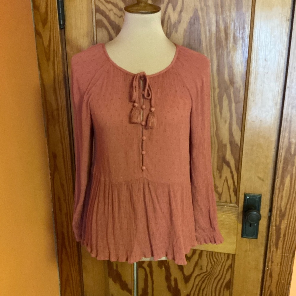 American Eagle boho peasant top - Picture 8 of 12